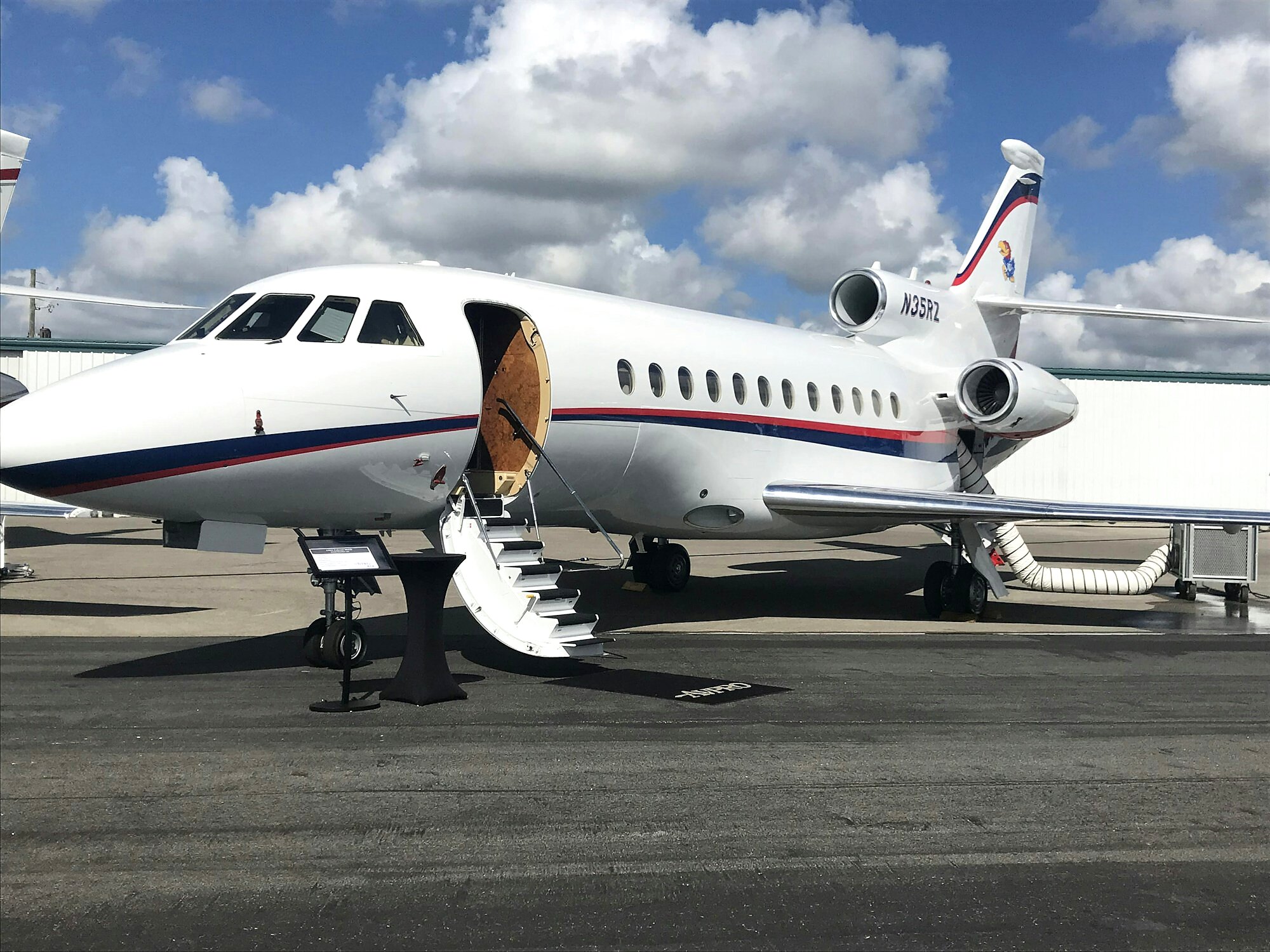 Aircraft on the apron