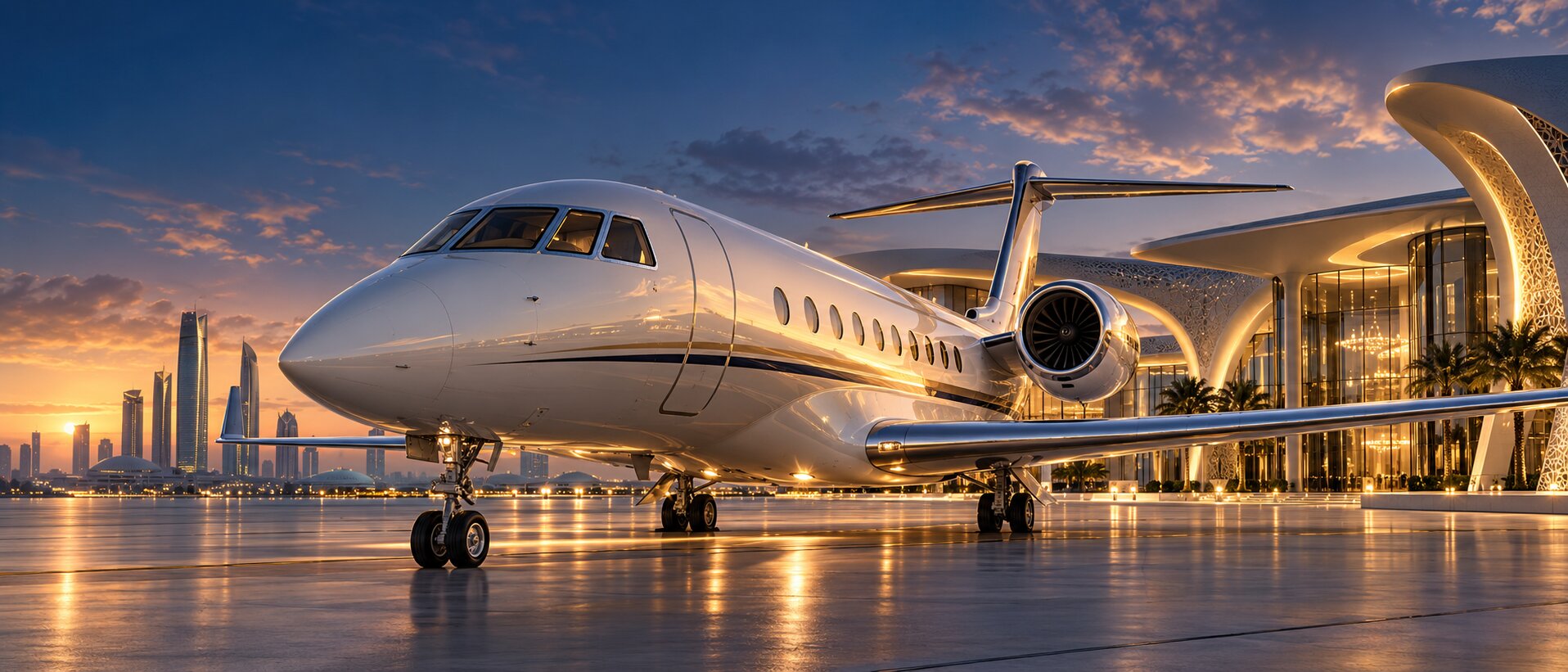 Aircraft on the apron